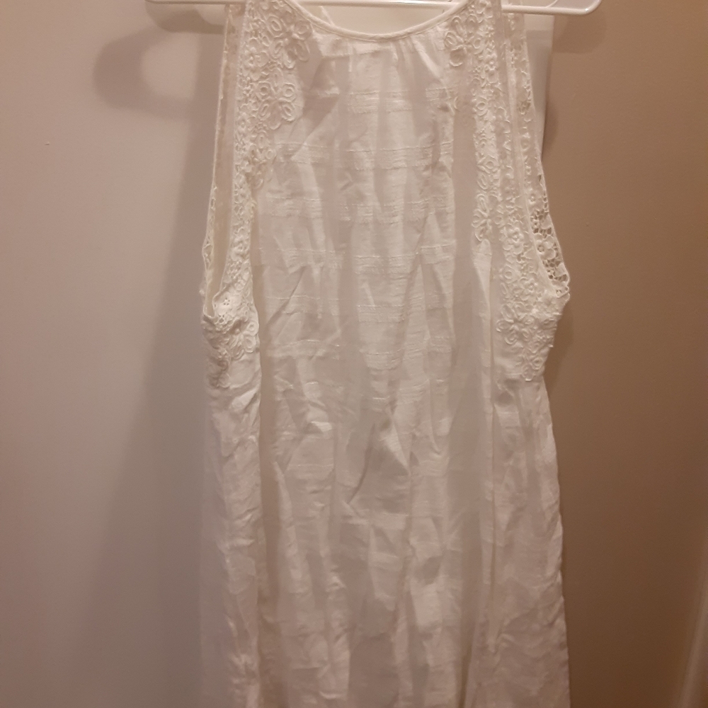 WHITE SOPHIE MAX DRESS. SIZE XL